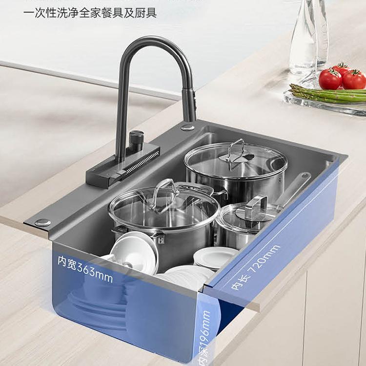 箭牌厨房水槽不锈钢纳米洗菜盆大单槽
